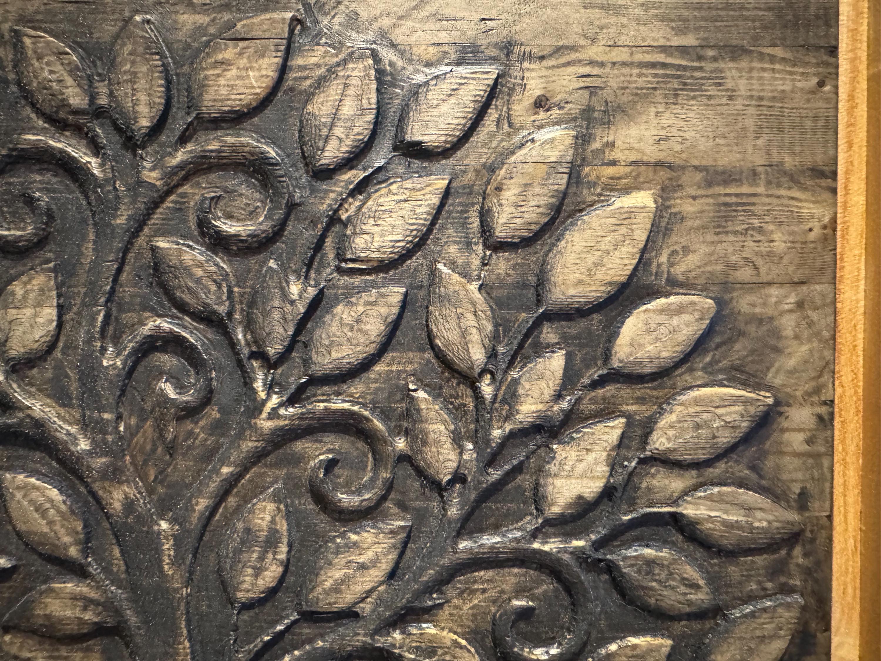 etz chaim tree of life wall art wood carving __etsy:7469452094