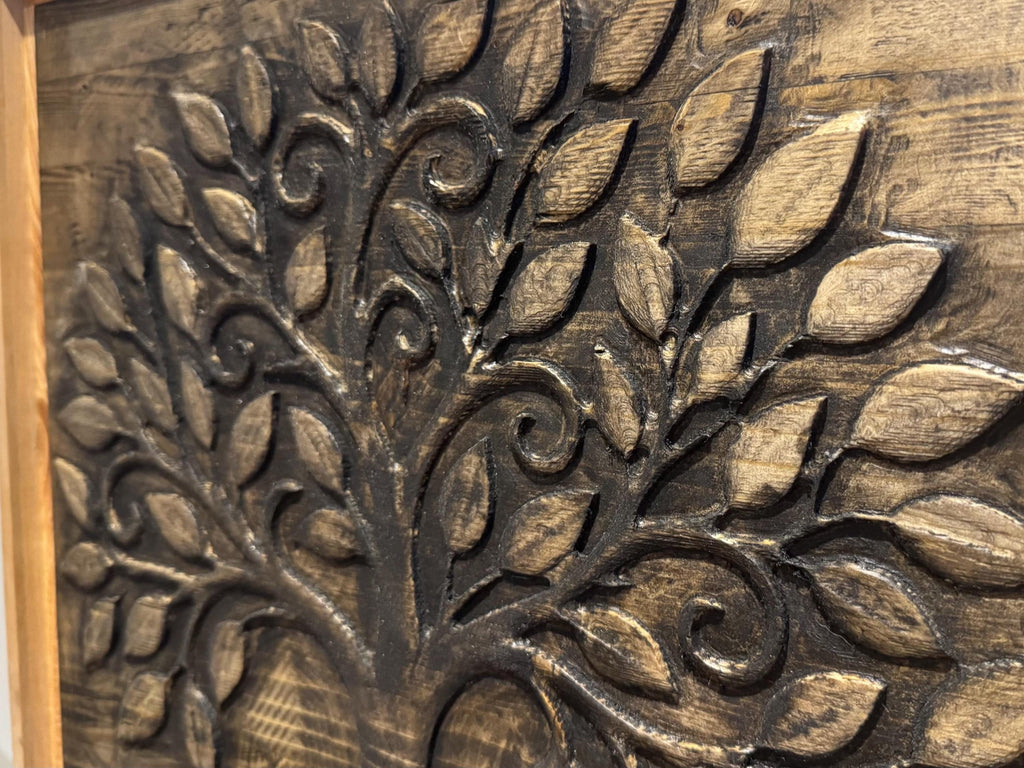 etz chaim tree of life wall art wood carving __etsy:7517383719