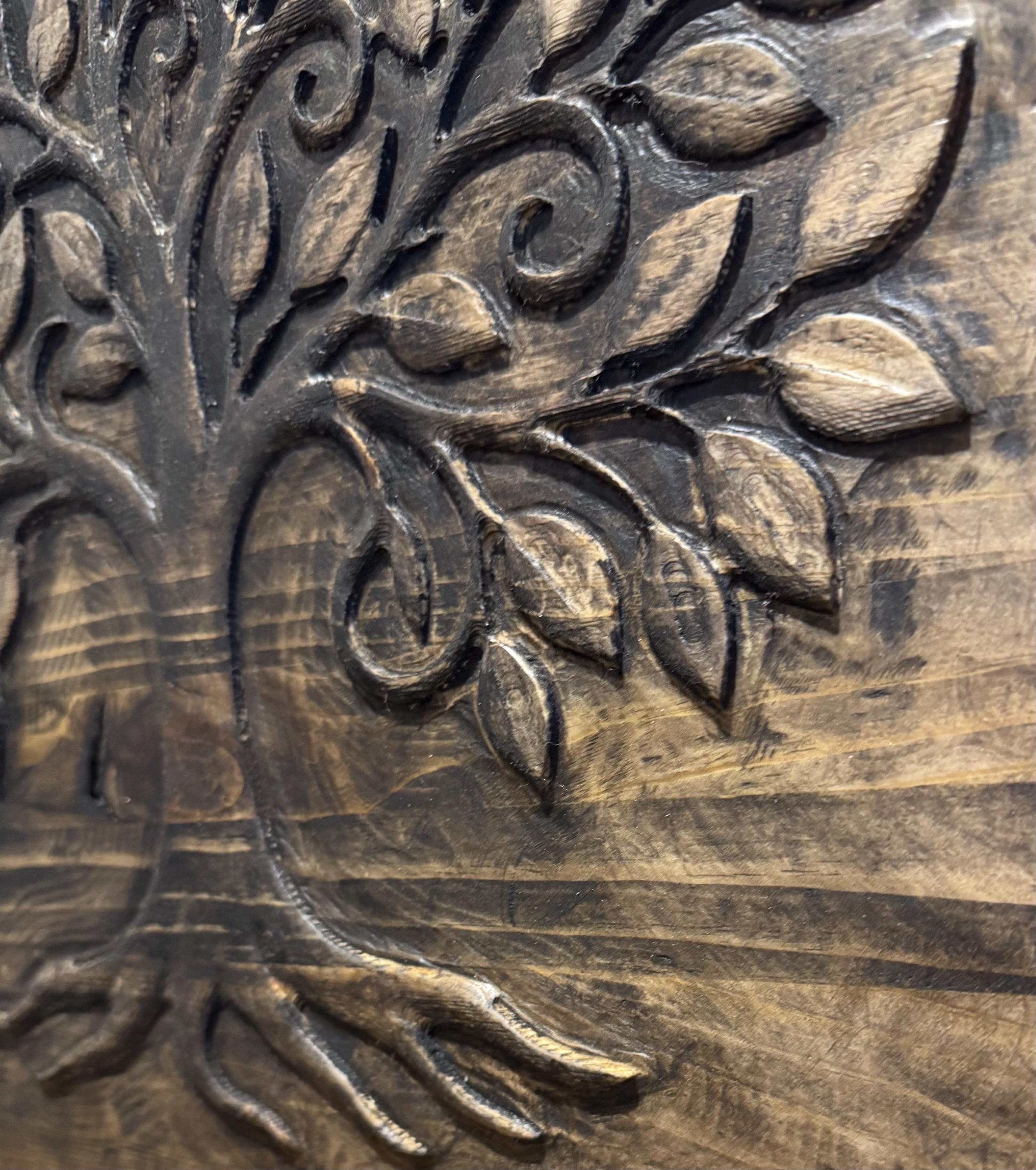 etz chaim tree of life wall art wood carving __etsy:7469450996