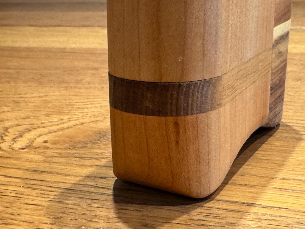 Handcrafted Solid Wood Desk Organizer | Modern Rustic Sculptural Pen Holder | Minimalist Functional Art __etsy:7585066898