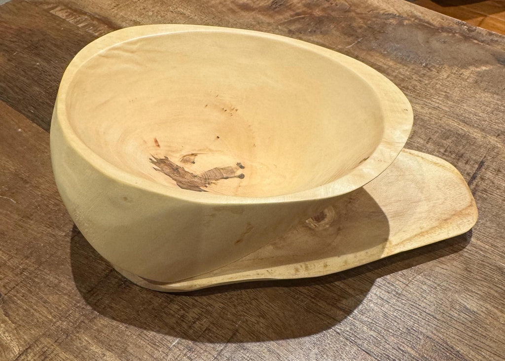 Handcrafted Wood Tray | Maple & Black Cherry Catch-All Organizer __etsy:6905360910