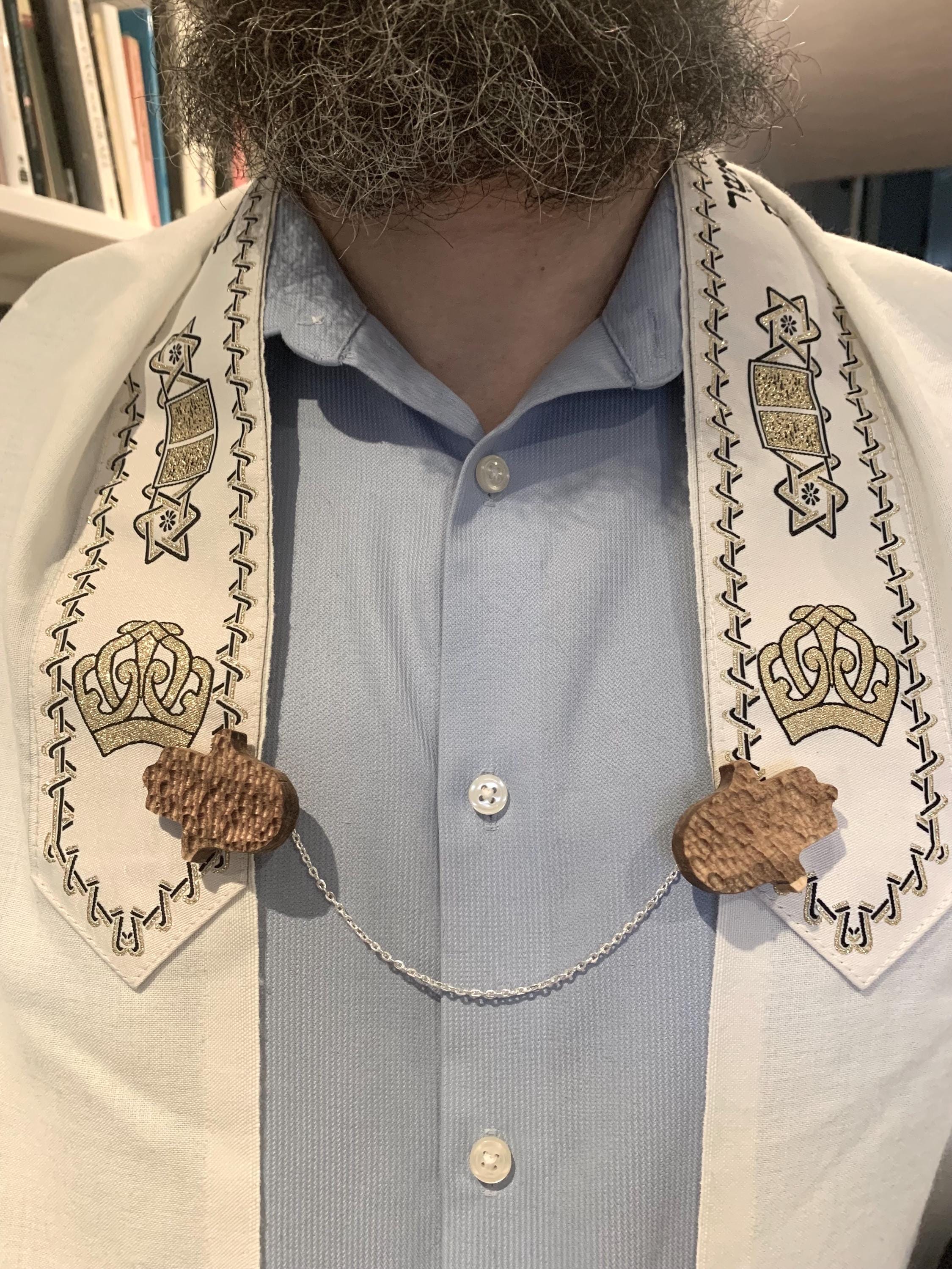 Handmade Acacia Wood Tallit Holders – Judaica Gift __etsy:6510530658