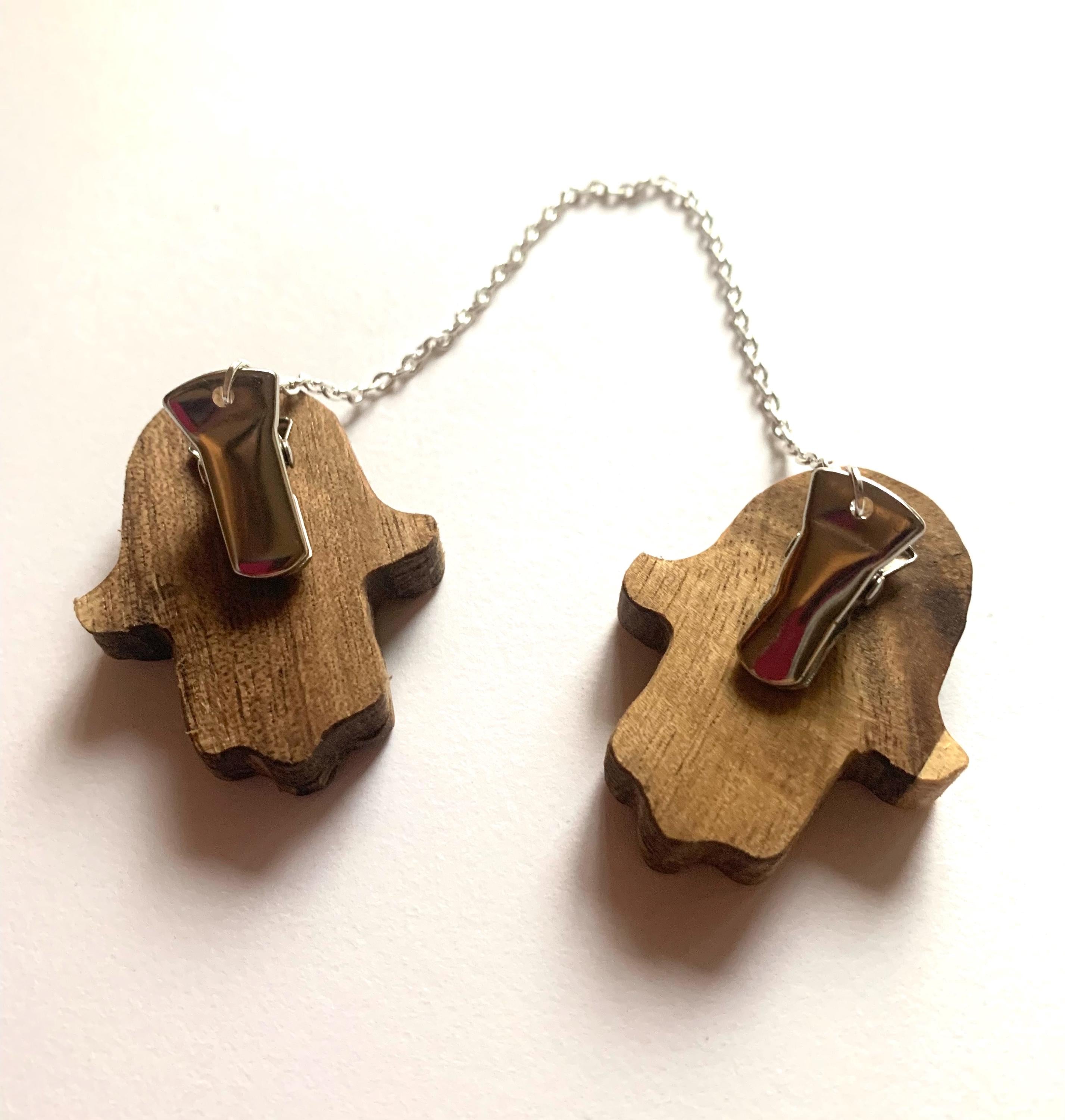 Handmade Acacia Wood Tallit Holders – Judaica Gift __etsy:6510542288