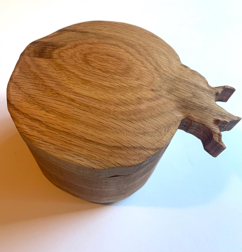 Handmade Oak & Maple Pomegranate Jewelry Box __etsy:6553536192