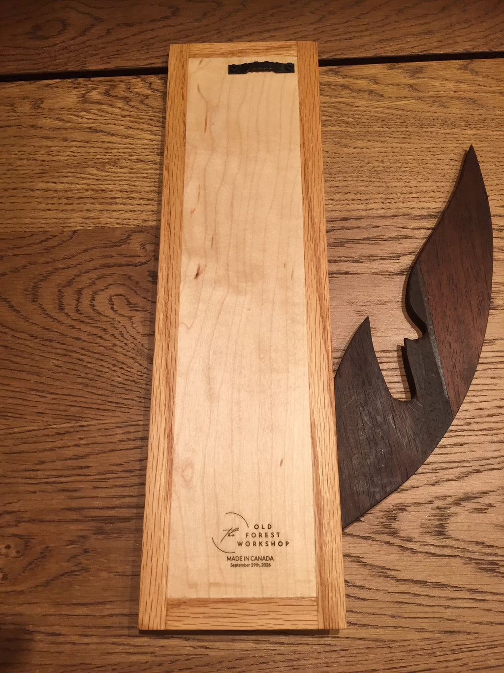 Birkat HaBayit Hebrew Home Blessing – Maple and Peruvian Walnut Wall Art