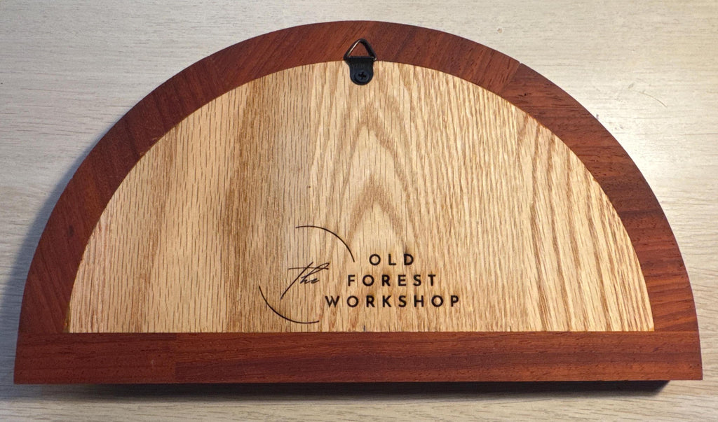 Shema Prayer Wall Art | Padauk Inlay in Oak | Jewish Home Decor __etsy:6905439344