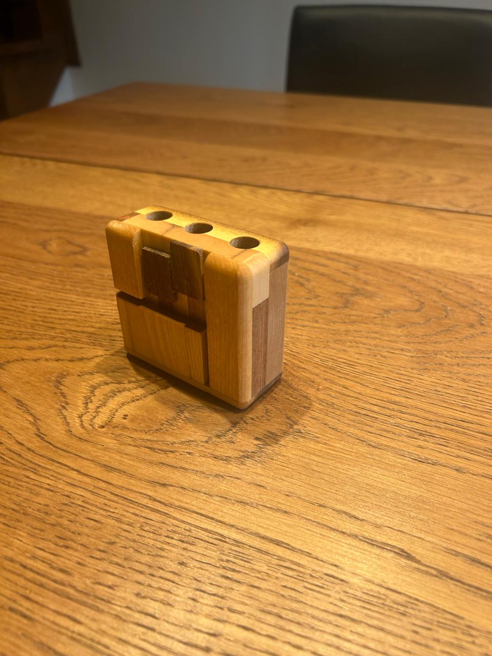 Upcycled Wood Pencil Holder – Minimalist Desk Accessory __etsy:7278754579