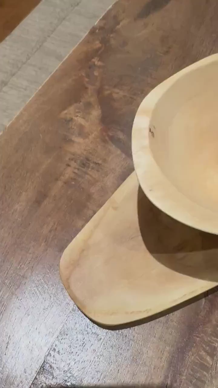 Handcrafted Wood Tray | Maple & Black Cherry Catch-All Organizer