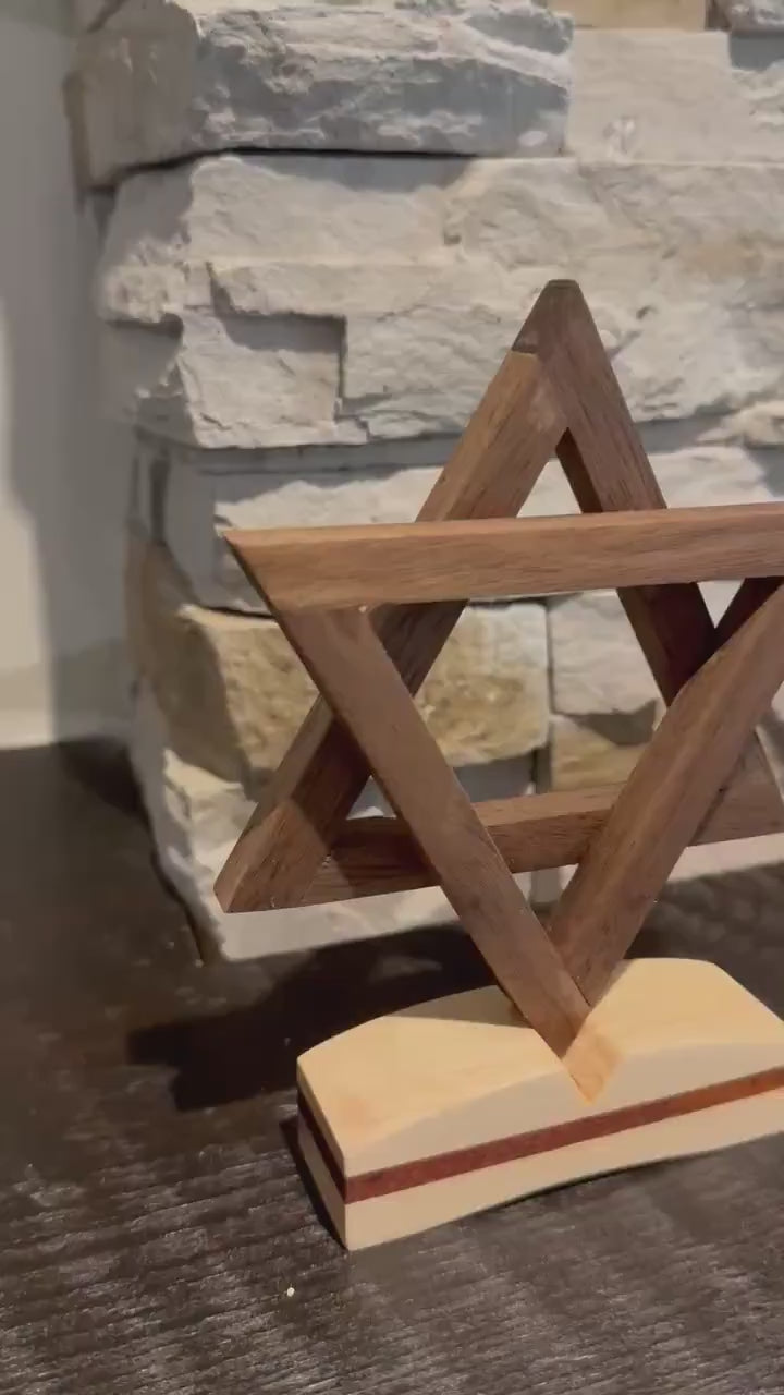 Handcrafted Magen David - Unique Jewish Home Decor